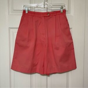 Talbots coral Bermuda Shorts High-Waisted Tailored